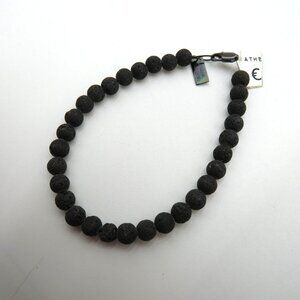 Athens Protasis Black Lava Stone Bracelet‎ Made In Athens New